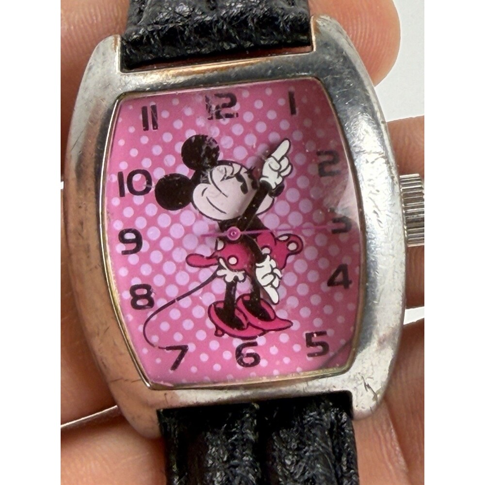 Walt Disney Collection Minnie Mouse Pink Dial Women’s Quartz Watch MC0369